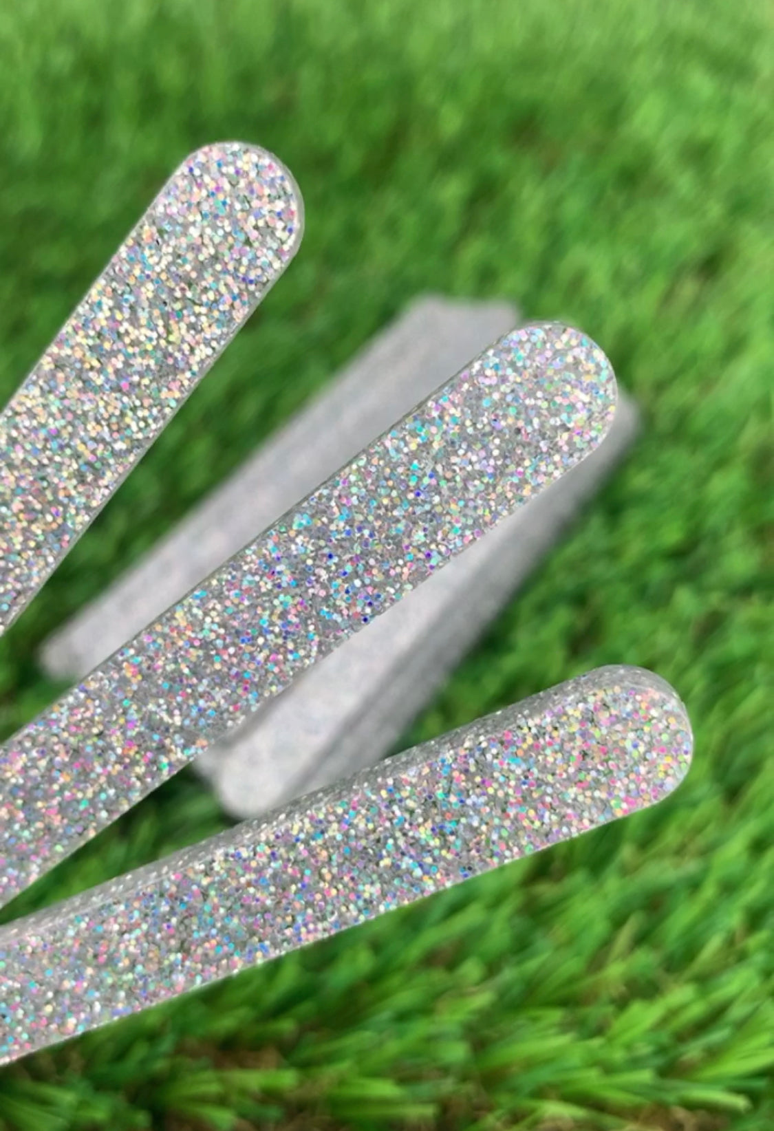 Diamond Glitter Acrylic Popsicle Sticks – Occasional Paper Cuts